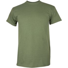 MENS SHORT SLEEVE T SHIRT (Option: OLIVE DRAB L)