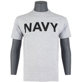 NAVY T SHIRT (Option: GREY L)