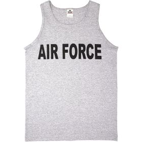 MEN'S T SHIRTANK T SHIRTOP GREY (Option: AIR FORCE L)