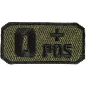 O POS (+) PATCH (Option: OLIVE DRAB / BLACK)