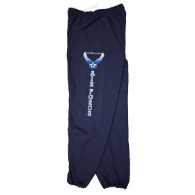 AIR FORCE W/LOGO SWEATPANT NAVY (Option: L)